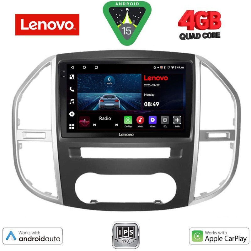 LENOVO LVE 8429_CPAA (10inc) MULTIMEDIA TABLET for MERCEDES VITO – VIANO (W447) mod. 2015-2024
