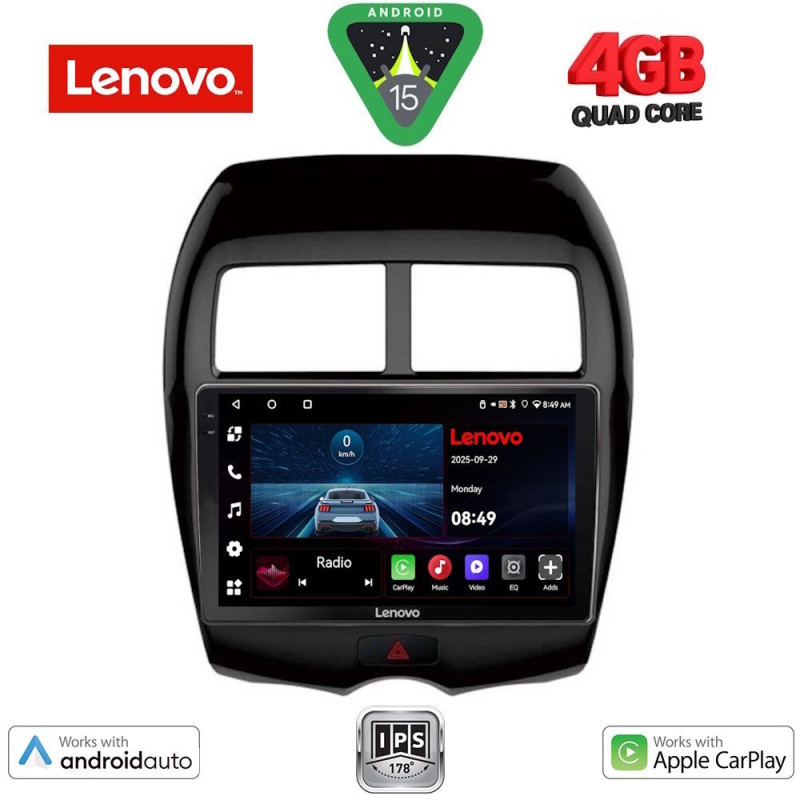 LENOVO LVE 8430_CPAA (10inc) MULTIMEDIA TABLET for MITSUBISHI ASX mod. 2009-2020 - PEUGEOT 4008 mod. 2012-2018