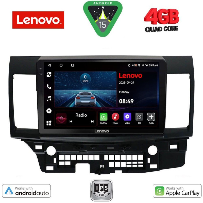 LENOVO LVE 8434_CPAA (10inc) MULTIMEDIA TABLET for MITSUBISHI LANCER mod. 2008-2017