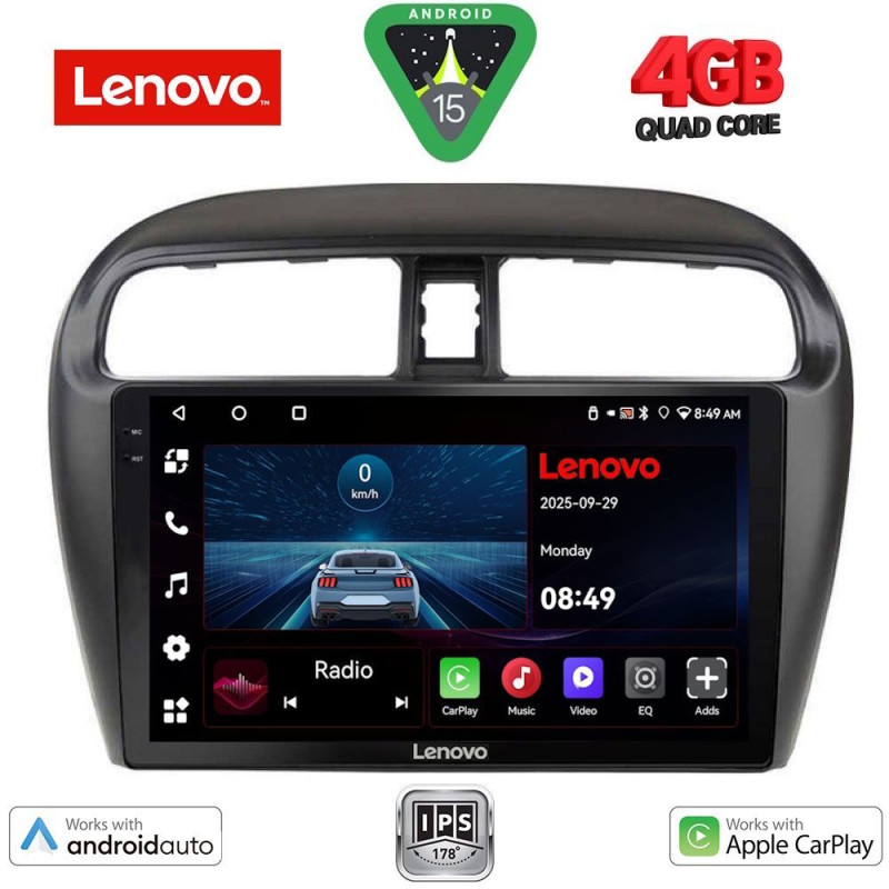LENOVO LVE 8448_CPAA (9inc) MULTIMEDIA TABLET for MITSUBISHI SPACESTAR mod. 2013-2020