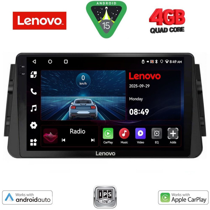 LENOVO LVE 8460_CPAA (9inc) MULTIMEDIA TABLET for NISSAN MICRA mod. 2017-2025
