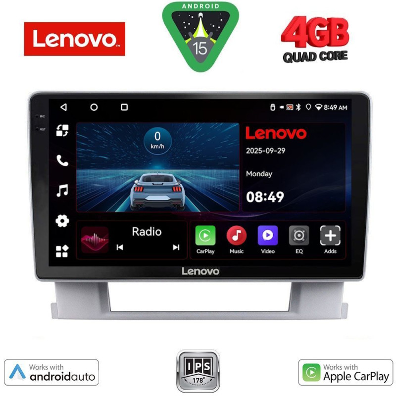 LENOVO LVE 8482_CPAA (9inc) MULTIMEDIA TABLET for OPEL ASTRA J mod.2010-2016