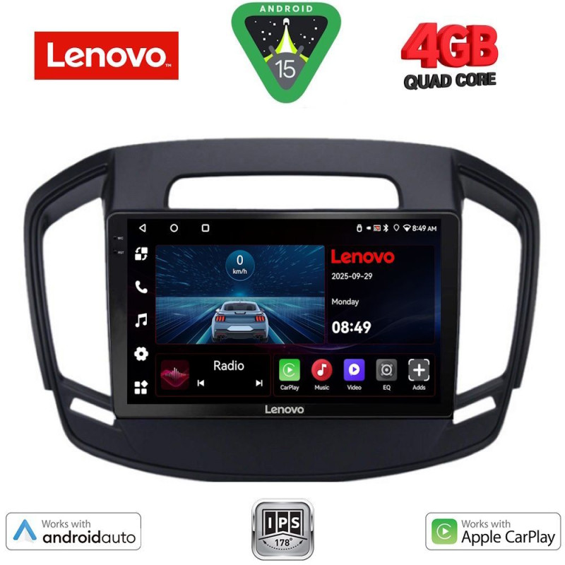 LENOVO LVE 8492_CPAA (9inc) MULTIMEDIA TABLET for OPEL INSIGNIA mod. 2014-2017