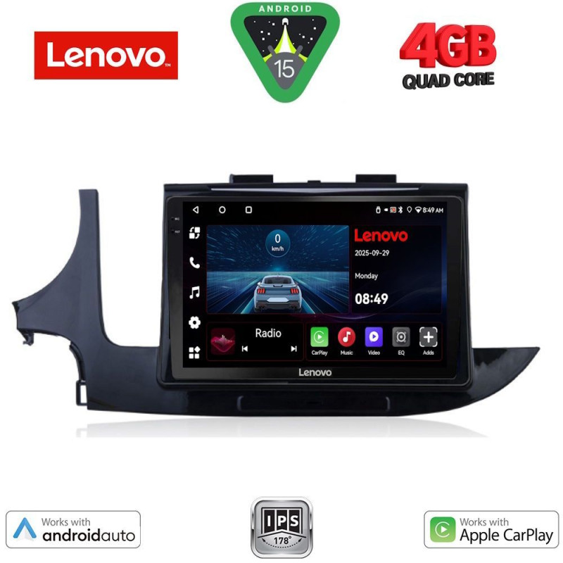 LENOVO LVE 8497_CPAA (9inc) MULTIMEDIA TABLET for OPEL MOKKA mod. 2016-2021