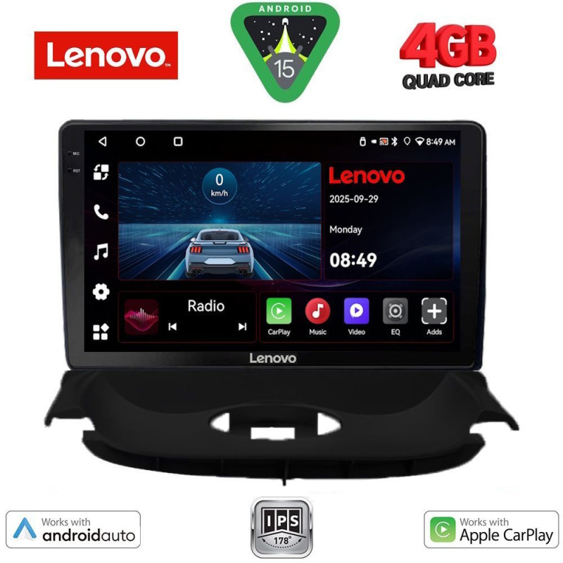 LENOVO LVE 8505_CPAA (9inc) MULTIMEDIA TABLET for PEUGEOT 206 mod. 1998-2006