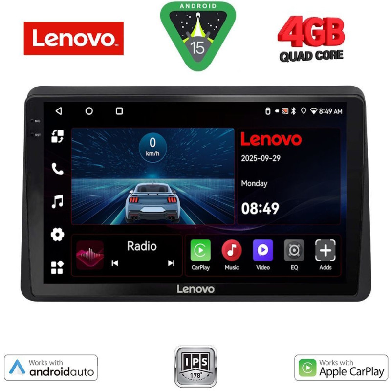 LENOVO LVE 8553_CPAA (10inc) MULTIMEDIA TABLET for NISSAN NV400 – OPEL MOVANO – RENAULT MASTER mod. 2020-2026