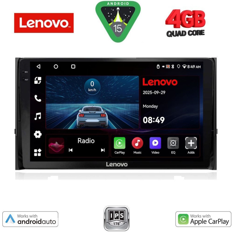 LENOVO LVE 8584_CPAA (10inc) MULTIMEDIA TABLET for SKODA KAROQ - KODIAQ mod. 2016-2024