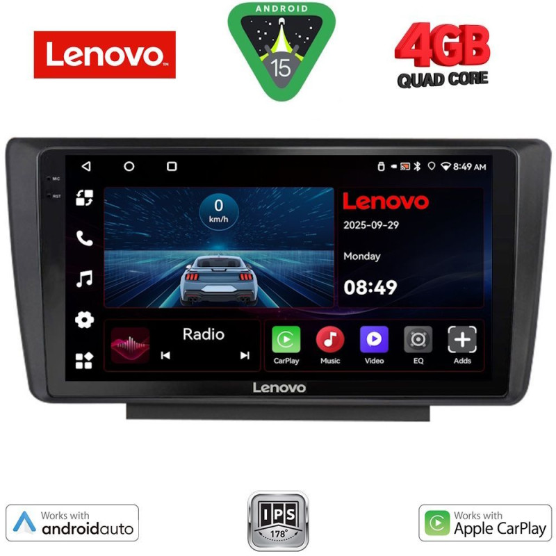 LENOVO LVE 8594_CPAA (9inc) MULTIMEDIA TABLET for SKODA OCTAVIA 5 mod. 2005-2012