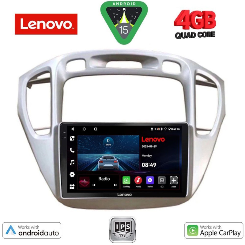 LENOVO LVE 8718_CPAA (9inc) MULTIMEDIA TABLET for TOYOTA HIGHLANDER mod. 2002-2009