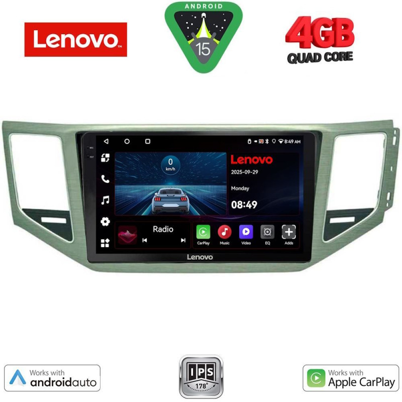 LENOVO LVE 8745_CPAA (SL) (10inc) MULTIMEDIA TABLET for VW GOLF SPORTSVAN mod. 2014-2021