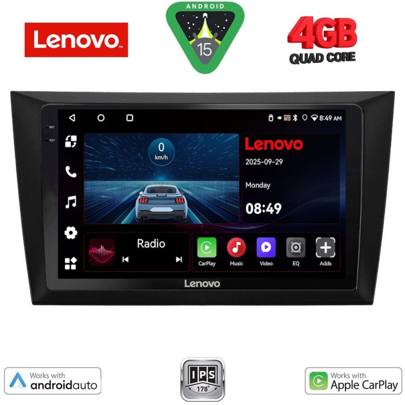 LENOVO LVE 8746_CPAA (9inc) MULTIMEDIA TABLET for GOLF 6 mod. 2009-2012