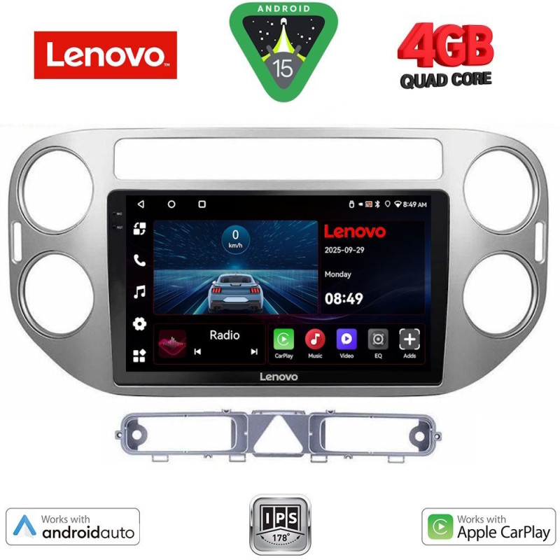 LENOVO LVE 8759GR_CPAA (9inc) MULTIMEDIA TABLET for VW TIGUAN mod. 2004-2011 (GREY)