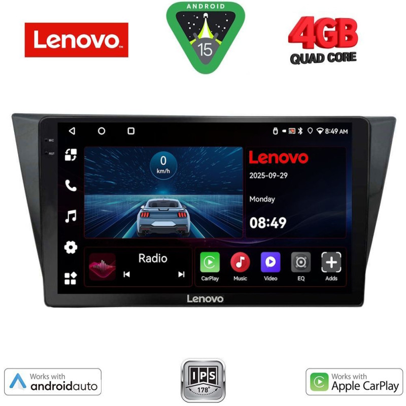 LENOVO LVE 8761_CPAA (10inc) MULTIMEDIA TABLET for VW TIGUAN mod. 2016-2024