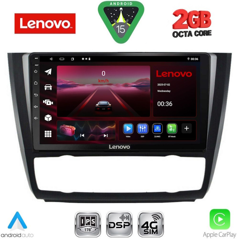 LENOVO LVF 5040_CPA CLIMA (9inc) MULTIMEDIA TABLET for BMW S.1 E81-82-87-88 mod. 2004-2013