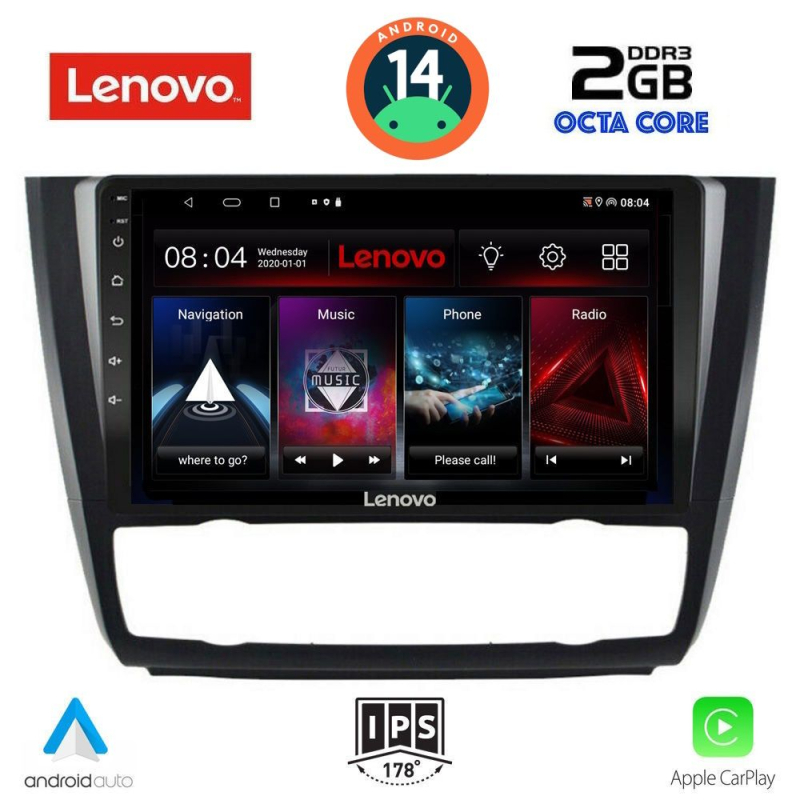 LENOVO LVF 5040_CPA CLIMA (9inc) MULTIMEDIA TABLET for BMW S.1  E81-82-87-88 mod. 2004-2013