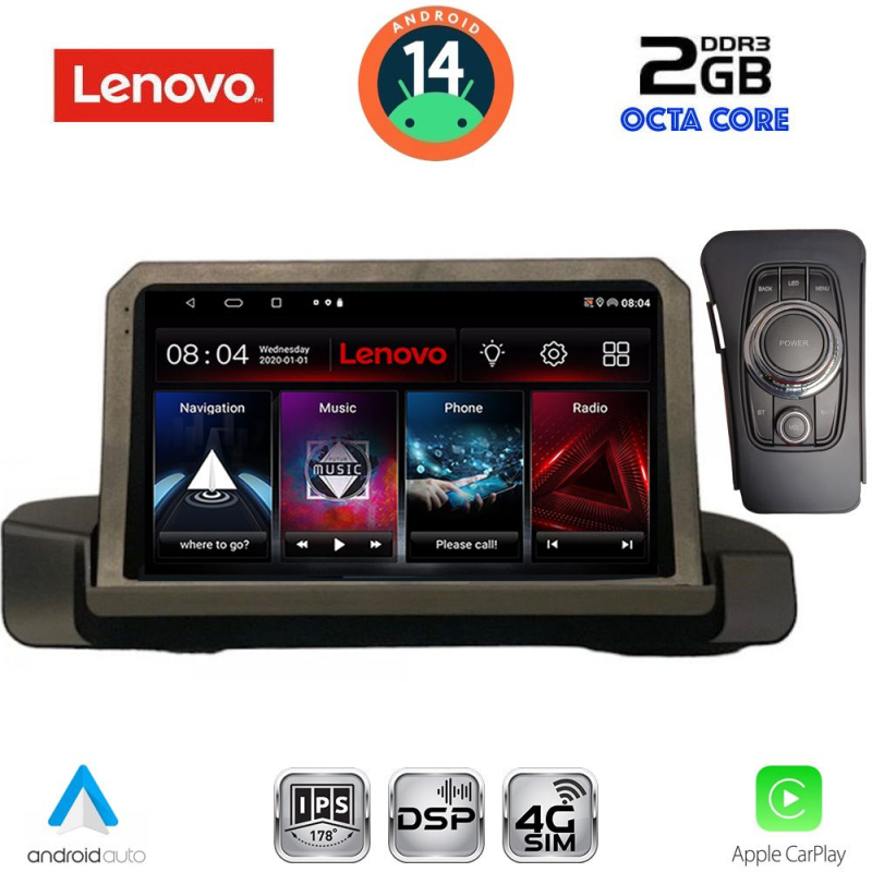 LENOVO LVF 5044_CPA (9inc) MULTIMEDIA TABLET for BMW S.3 (E90-91-92) mod. 2005-2012