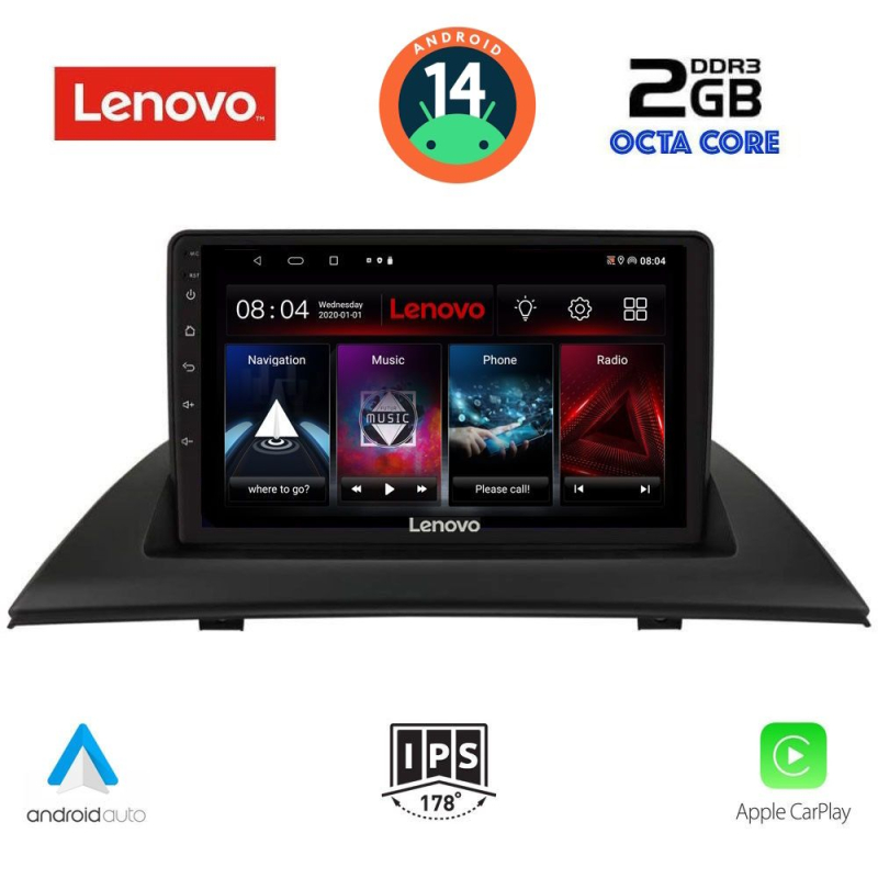 LENOVO LVF 5058_CPA (9inc) MULTIMEDIA TABLET for BMW X3 (E83) mod. 2003-2010