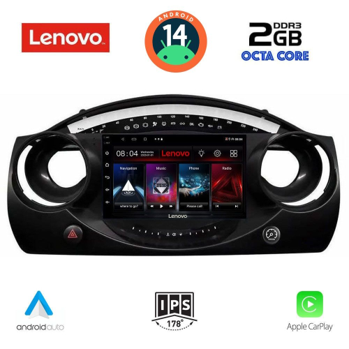 LENOVO LVF 5063_CPA (9inc) MULTIMEDIA TABLET for MINI COOPER (R50-R52-R53) mod. 2000-2006