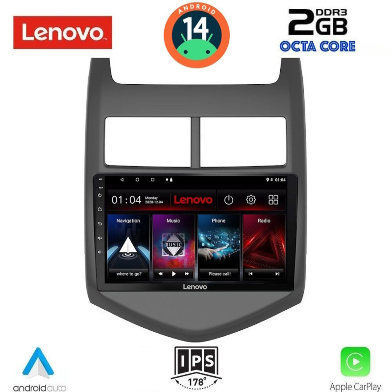 LENOVO LVF 5074_CPA (9inc) MULTIMEDIA TABLET for CHEVROLET AVEO mod. 2011-2014