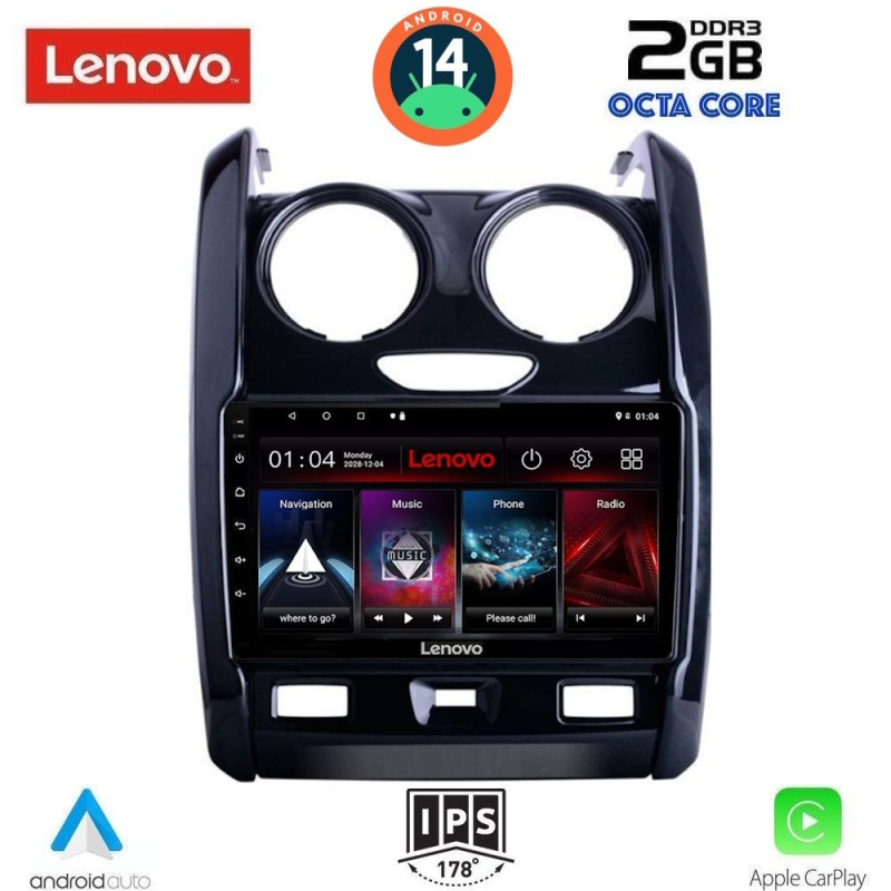 LENOVO LVF 5103_CPA (9inc) MULTIMEDIA TABLET for DACIA DUSTER mod. 2012-2019