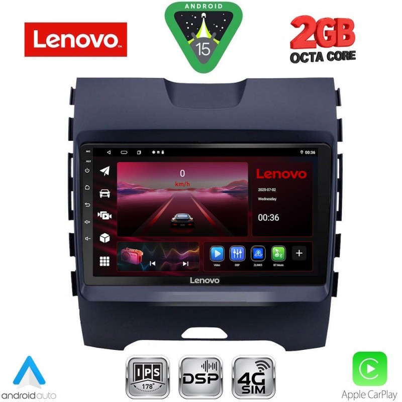 LENOVO LVF 5152_CPA (9inc) MULTIMEDIA TABLET for FORD EDGE mod. 2015-2023