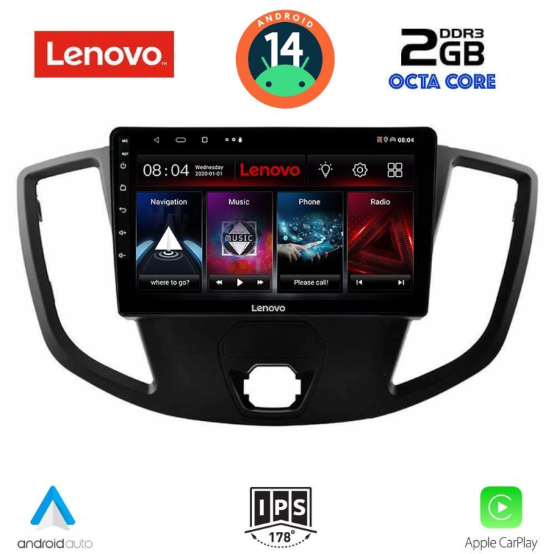 LENOVO LVF 5179_CPA  (9inc) MULTIMEDIA TABLET for FORD TRANSIT mod. 2014-2020