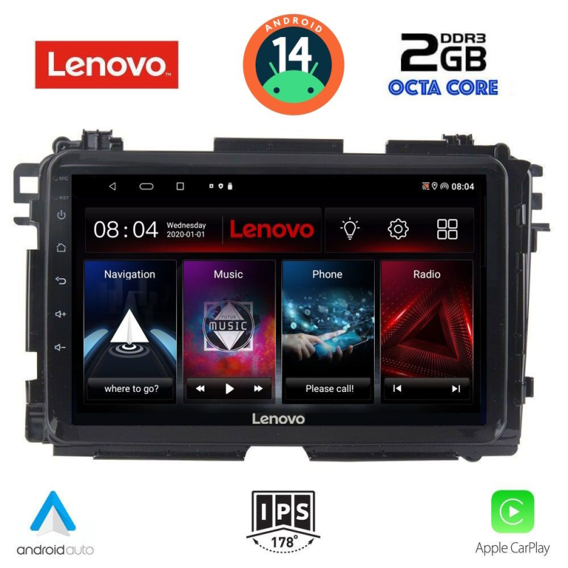 LENOVO LVF 5201_CPA (9inc) MULTIMEDIA TABLET for HONDA HRV mod. 2015-2021