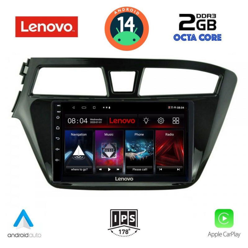 LENOVO LVF 5229_CPA (9inc) MULTIMEDIA TABLET for HYUNDAI i20 mod. 2014-2018