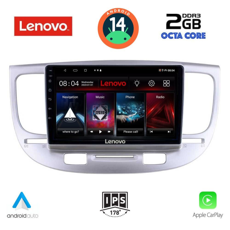 LENOVO LVF 5313_CPA (9inc) MULTIMEDIA TABLET for KIA RIO mod. 2005-2011