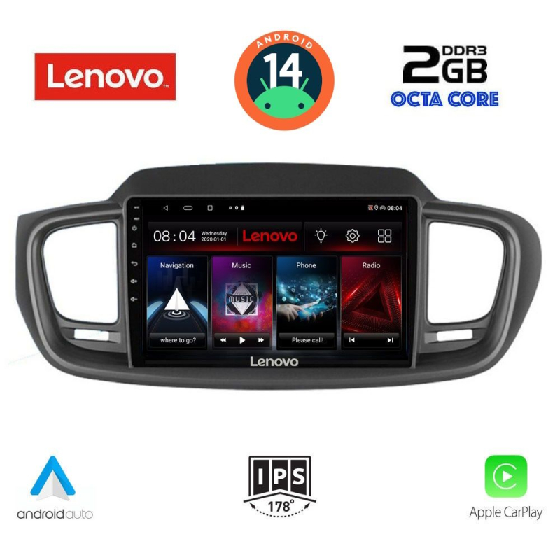 LENOVO LVF 5319_CPA (10inc) MULTIMEDIA TABLET for KIA SORENTO mod. 2014-2020