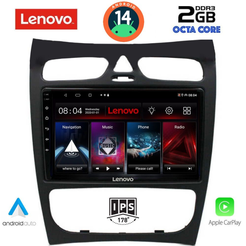 LENOVO LVF 5406_CPA (9inc) MULTIMEDIA TABLET for MERCEDES CLK (W209) mod. 2000-2004