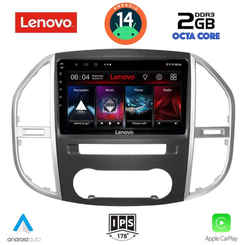 LENOVO LVF 5429_CPA (10inc) MULTIMEDIA TABLET for MERCEDES VITO – VIANO (W447) mod. 2015> LENOVO LVF 5429_CPA (10inc) MULTIMEDIA TABLET for MERCEDES VITO – VIANO (W447) mod. 2015>
