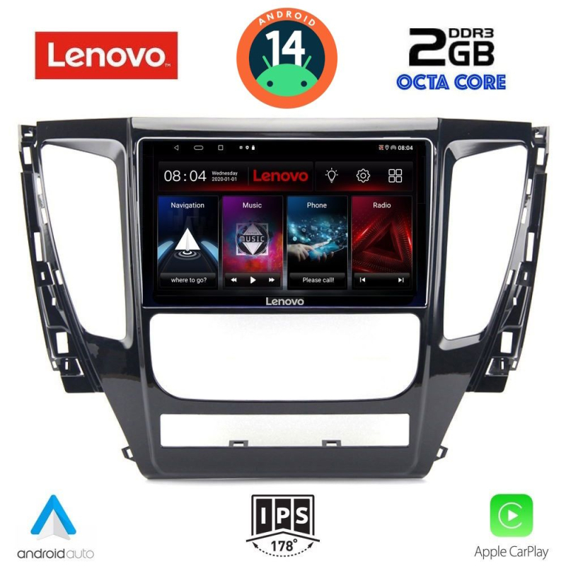 LENOVO LVF 5447A_CPA (9inc) MULTIMEDIA TABLET for MITSUBISHI PAJERO mod. 2013-2020