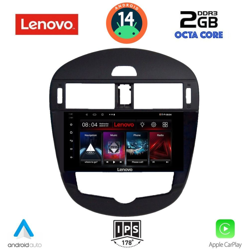 LENOVO LVF 5470_CPA CLIMA (9inc) MULTIMEDIA TABLET for NISSAN PULSAR mod. 2014>