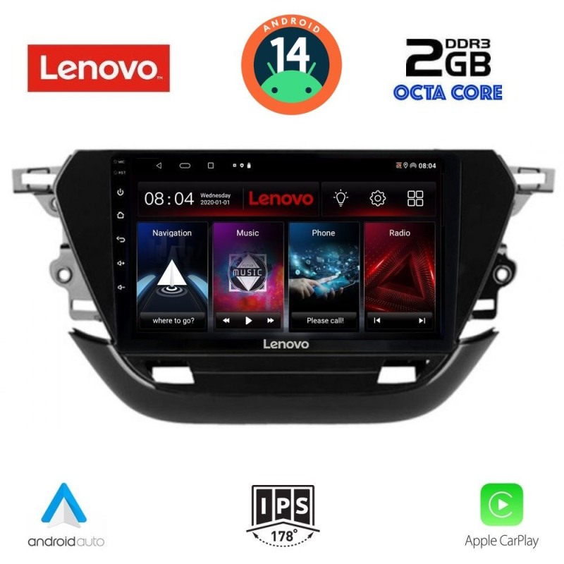 LENOVO LVF 5487_CPA (9inc) MULTIMEDIA TABLET for OPEL CORSA F mod. 2021>