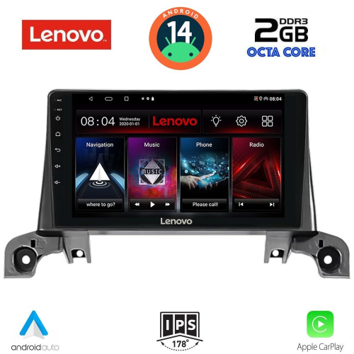 LENOVO LVF 5519_GPS (9inc) MULTIMEDIA TABLET for PEUGEOT 3008 - 5008 mod. 2016&gt;