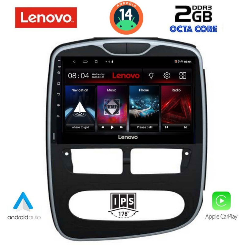 LENOVO LVF 5544_CPA (10inc) MULTIMEDIA TABLET for RENAULT CLIO mod. 2012-2015