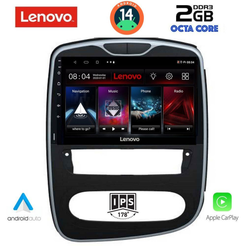 LENOVO LVF 5545_CPA (10inc) MULTIMEDIA TABLET for RENAULT CLIO mod. 2016-2019