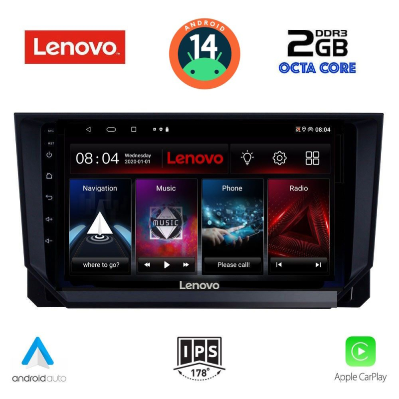 LENOVO LVF 5573_CPA (9inc) MULTIMEDIA TABLET for SEAT ARONA - IBIZA mod. 2018>