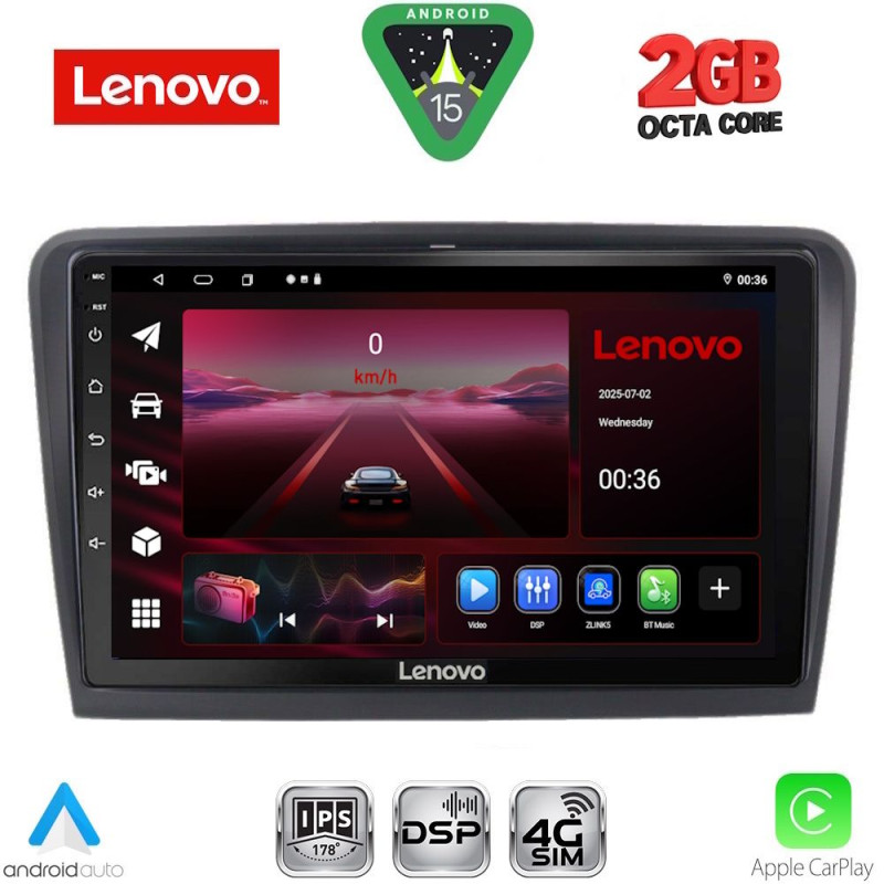 LENOVO LVF 5604B_CPA (10inc) MULTIMEDIA TABLET for SKODA SUPERB mod. 2008-2015