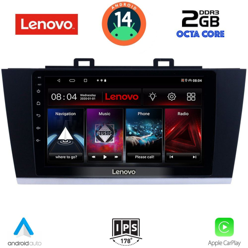LENOVO LVF 5668_CPA (9inc) MULTIMEDIA TABLET for SUBARU LEGACY – OUTBACK mod. 2014-2019