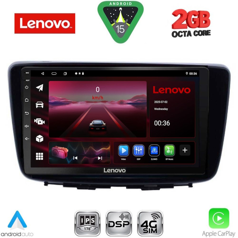 LENOVO LVF 5672_CPA (9inc) MULTIMEDIA TABLET for SUZUKI BALENO mod. 2016-2022