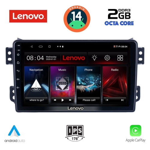 LENOVO LVF 5682_CPA (9inc) MULTIMEDIA TABLET for OPEL AGILA - SUZUKI SPLASH mod. 2008&gt;