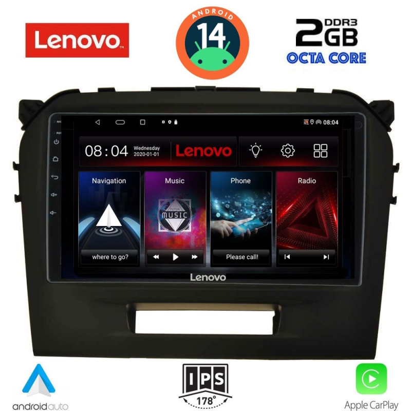 LENOVO LVF 5697_CPA (9inc) MULTIMEDIA TABLET for SUZUKI VITARA mod. 2016-2022