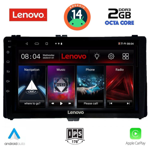 LENOVO LVF 5703_CPA (9inc) MULTIMEDIA TABLET for TOYOTA AURIS mod. 2015&gt; – AYGO X mod. 2022&gt; – COROLLA mod. 2017-2019