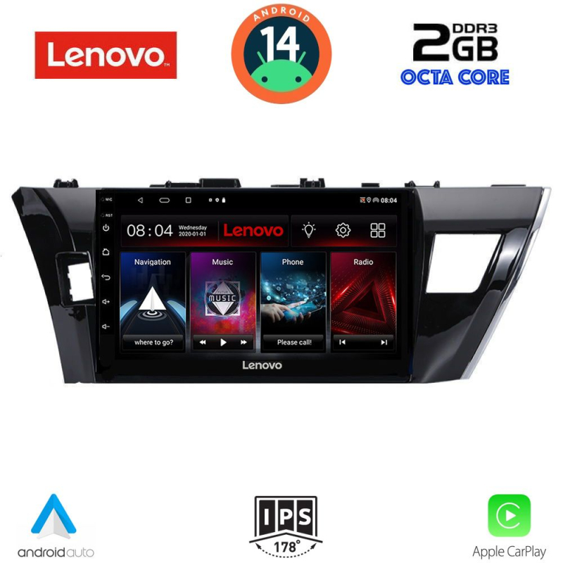 LENOVO LVF 5714_CPA (10inc) MULTIMEDIA TABLET for TOYOTA COROLLA mod. 2013-2016 LENOVO LVF 5714_CPA (10inc) MULTIMEDIA TABLET for TOYOTA COROLLA mod. 2013-2016