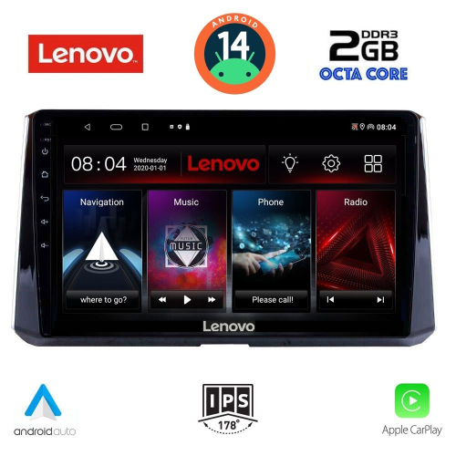 LENOVO LVF 5716_CPA (10inc) MULTIMEDIA TABLET for TOYOTA COROLLA mod. 2019&gt;