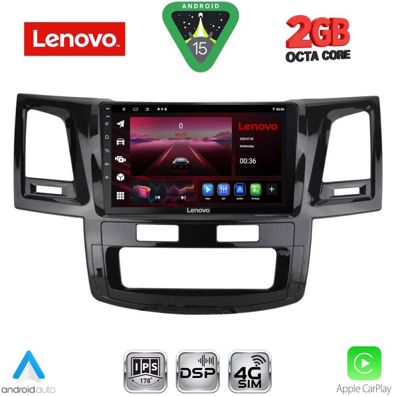 LENOVO LVF 5720_CPA (9inc) MULTIMEDIA TABLET for TOYOTA HILUX mod. 2005-2016