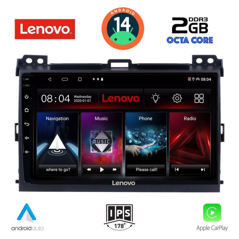 LENOVO LVF 5723_CPA (9inc) MULTIMEDIA TABLET for TOYOTA LANDCRUISER mod. 2002-2008