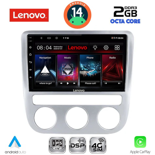 LENOVO LVF 5752_CPA CLIMA (9inc) MULTIMEDIA TABLET for VW EOS mod. 2006&gt; - SCIROCCO mod. 2008-2010